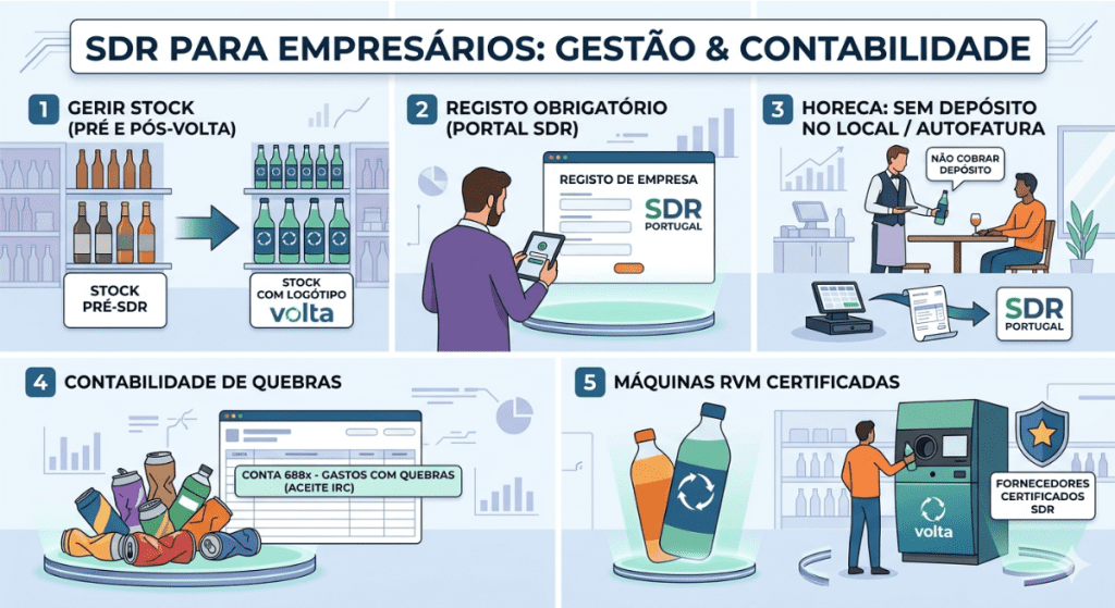 volta: sistema de depósito e reembolso
